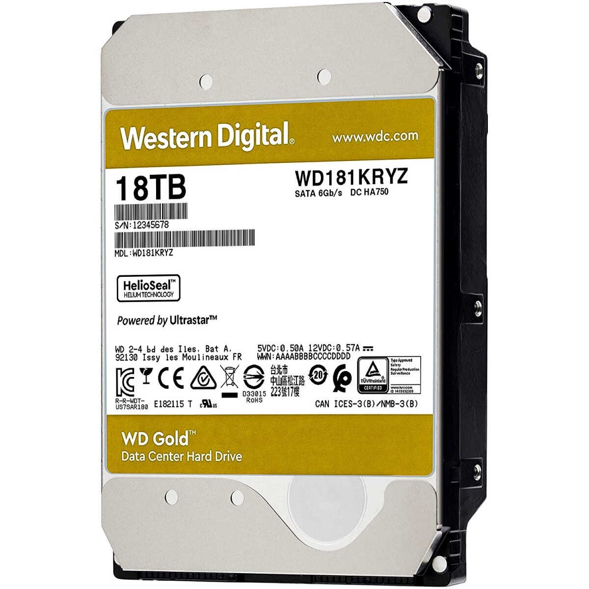 Жесткий диск Toshiba SATA 18TB 3.5" 6.0 Gbit/s 7200 rpm 512Mb  OFFICIAL RECERTIFIED 1 year warranty