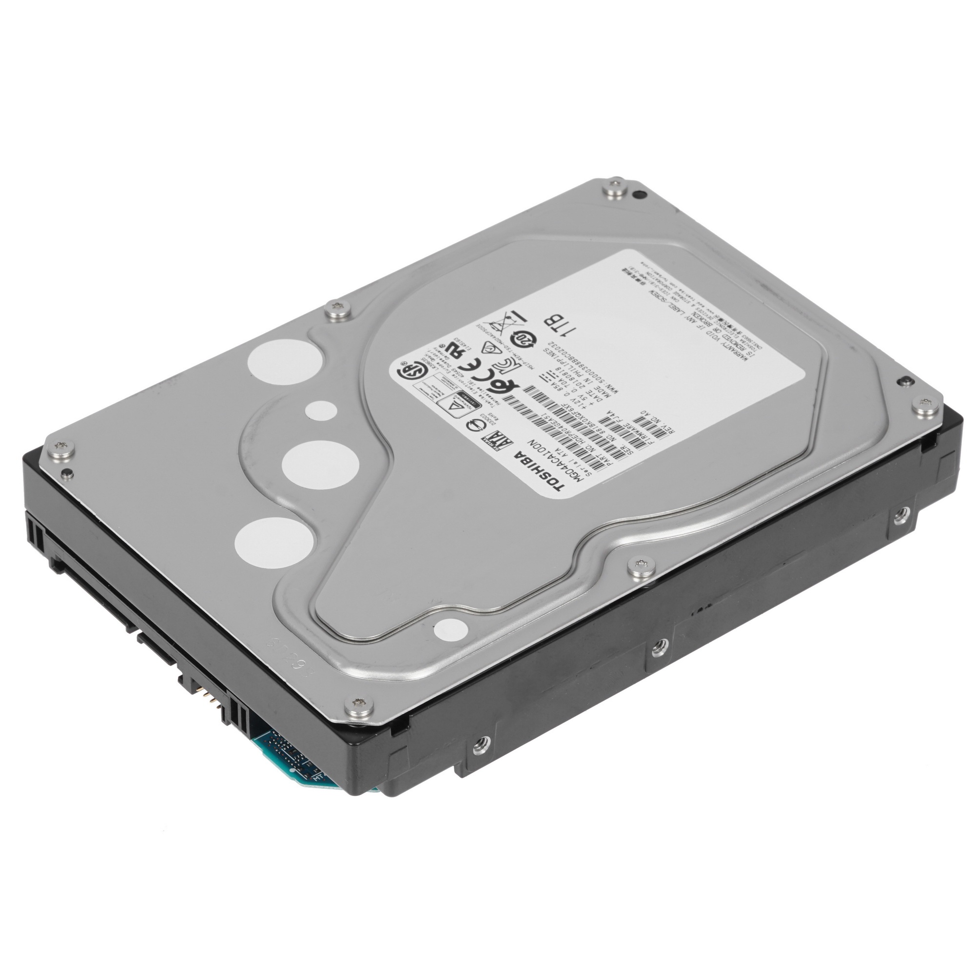 Жесткий диск Toshiba SATA 1TB 7200RPM 6GB/S 128MB MG04ACA100N  3.5
