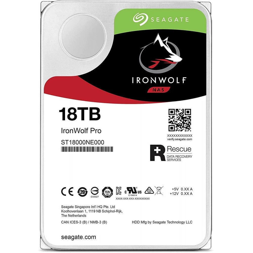 Жесткий диск Seagate Original SATA-III 18Tb ST18000NE000 NAS Ironwolf Pro (7200rpm) 256Mb 3.5"