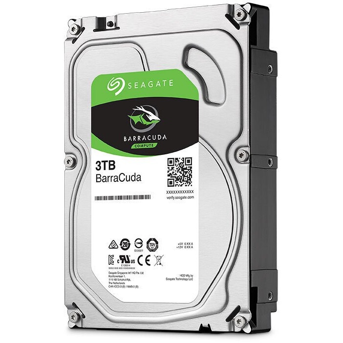 Жесткий диск SATA 3TB 5400RPM 6GB/S 256MB ST3000DM007 SEAGATE Barracuda