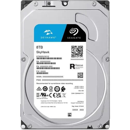 Жесткий диск WD SATA-III 8TB WD8002FZBX Desktop Black (7200rpm) 256Mb 3.5"