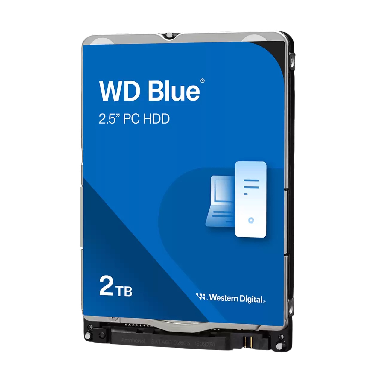 Жесткий диск HDD WD SATAIII 2Tb 2.5" Blue 5400 128Mb 1 year warranty (replacement ST2000LM015, ST200