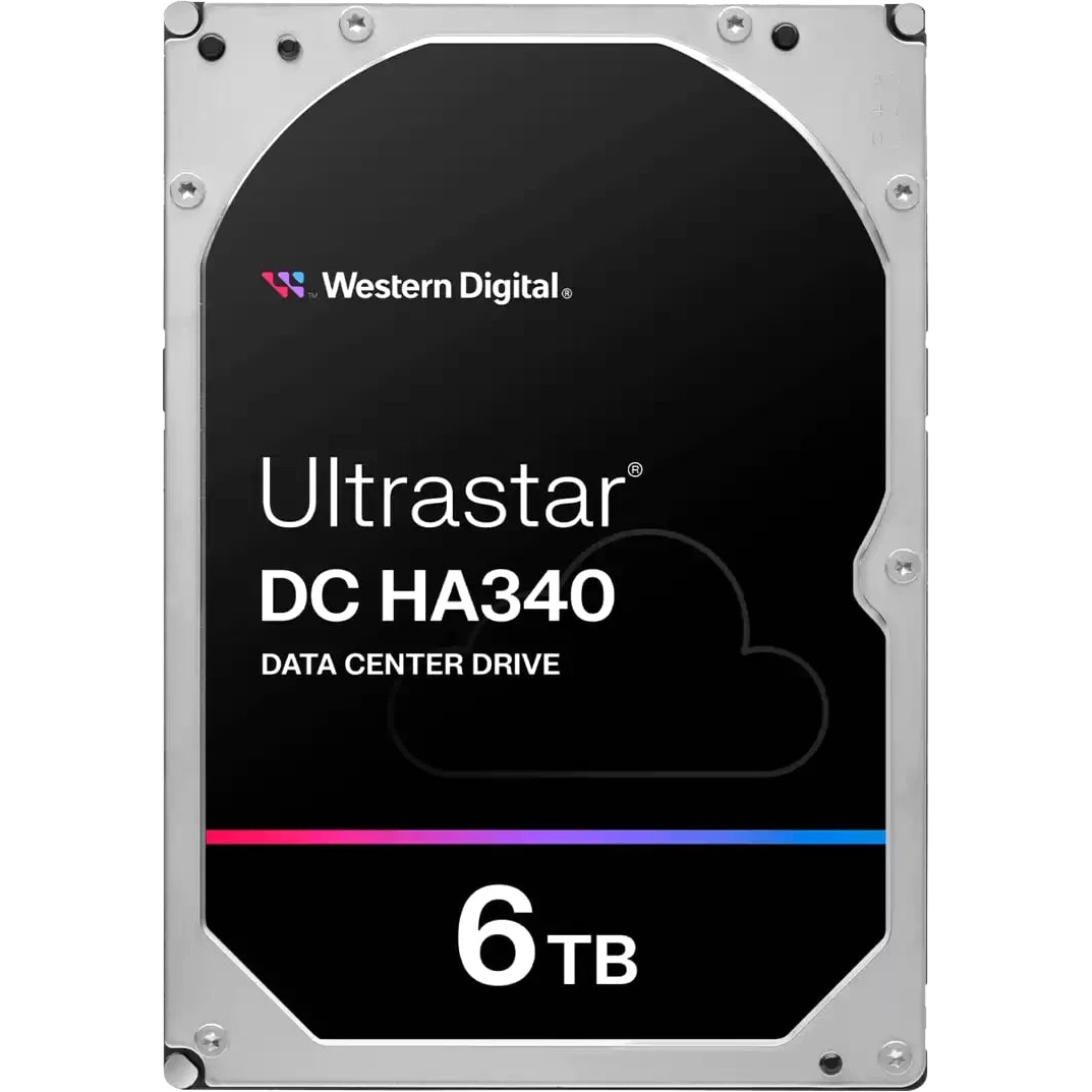 Серверный HDD WD Ultrastar DC HA340 6TB  (SATA 3.5"/7200/256Mb/6Gbs)