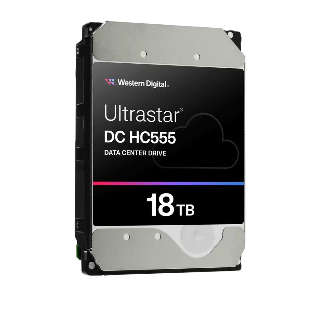 Жесткий диск серверный 3.5" 18TB WD Ultrastar DC HC555 WUH722018CL5204 SAS 12Gb/s, 7200rpm, 512MB, 5