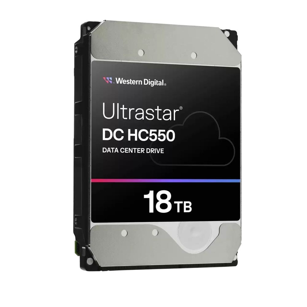 Жесткий диск серверный 3.5" 18TB WD Ultrastar DC HC550 (WUH721818ALE6L4) SATA 6Gb/s, 7200rpm, 512MB,