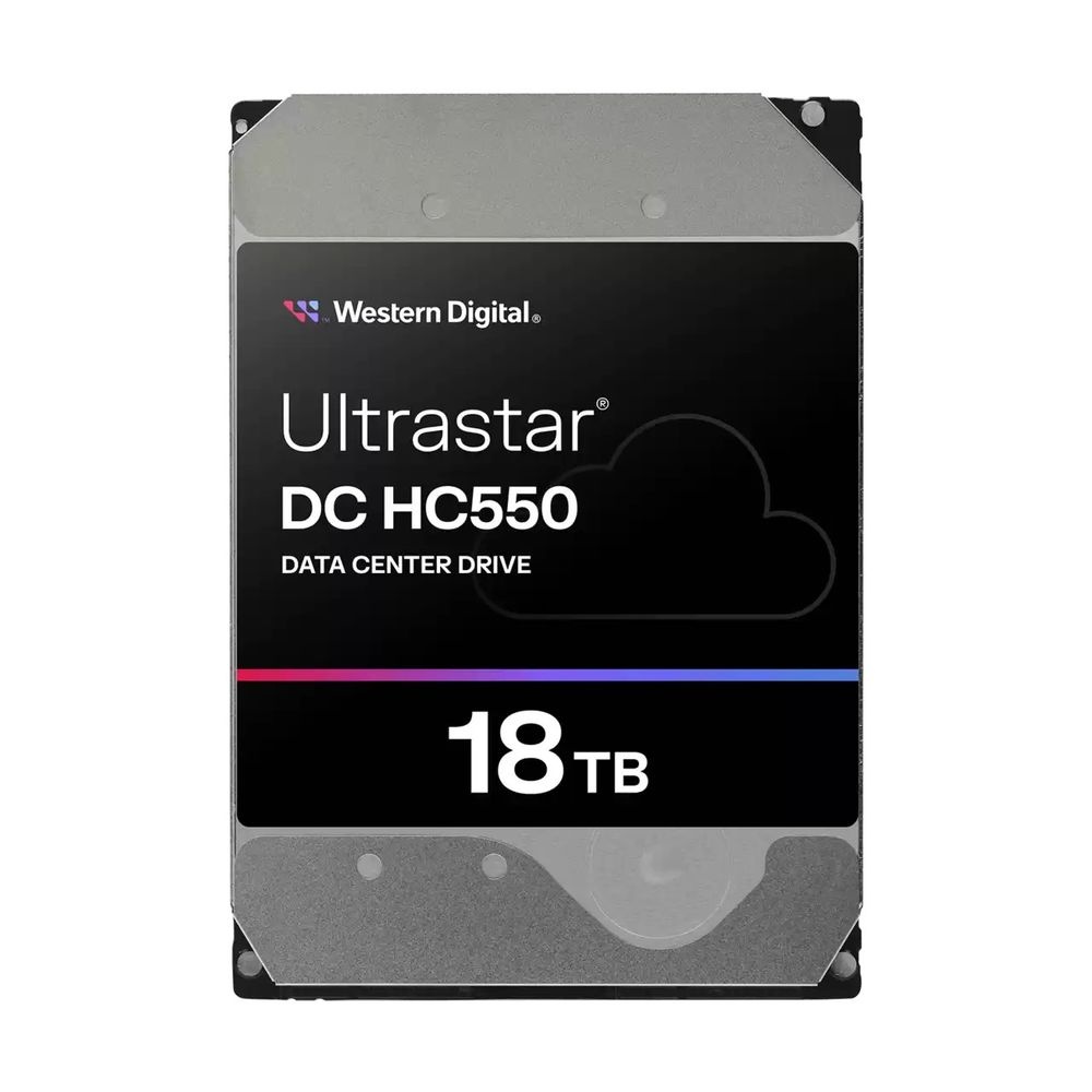 Жесткий диск серверный 3.5" 18TB WD Ultrastar DC HC550 (WUH721818ALE6L4) SATA 6Gb/s, 7200rpm, 512MB,