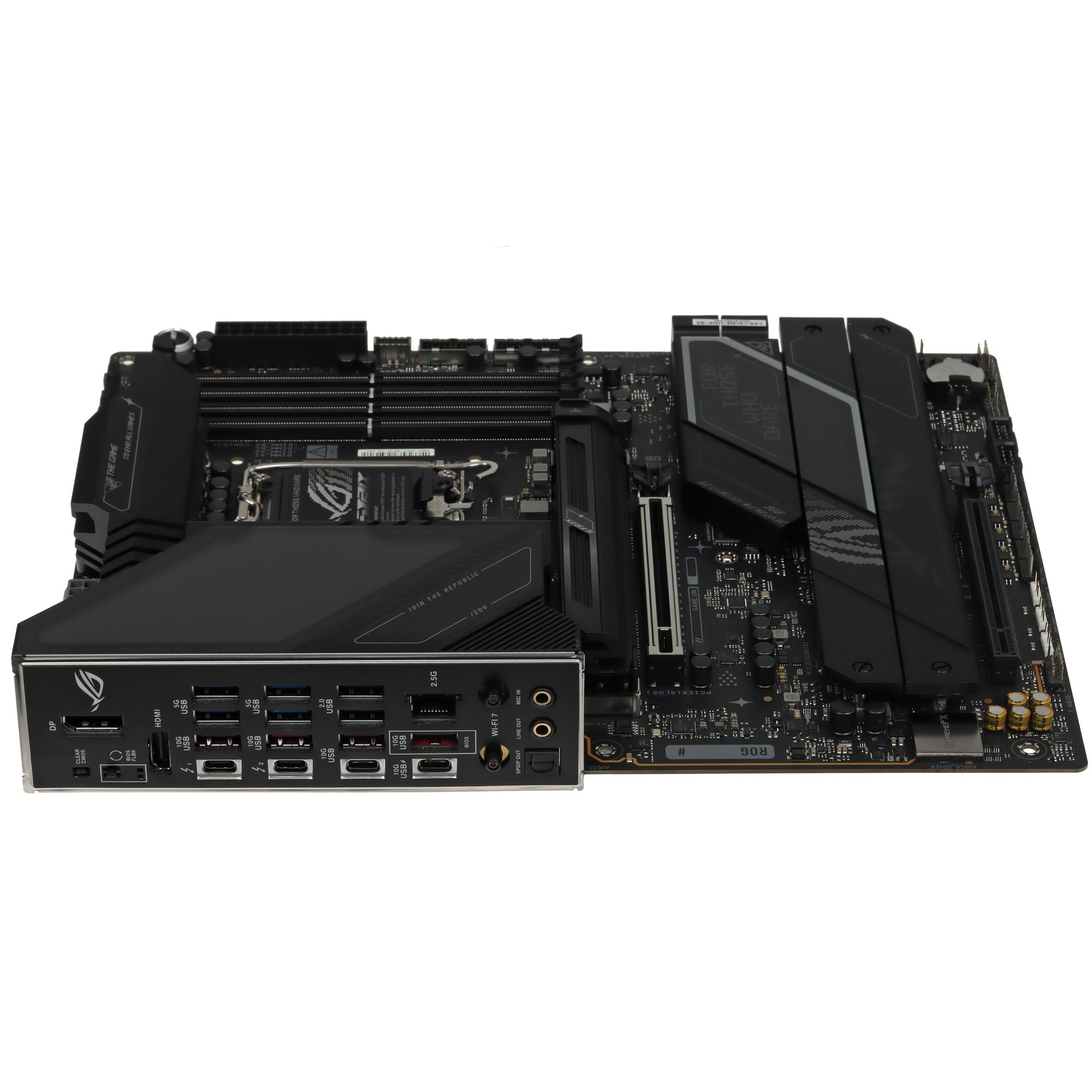 Материнская плата ASUS ROG STRIX Z890-F GAMING WIFI, LGA 1851, Intel Z890, 4xDDR5, 4xSATA, 5xM.2, 1x