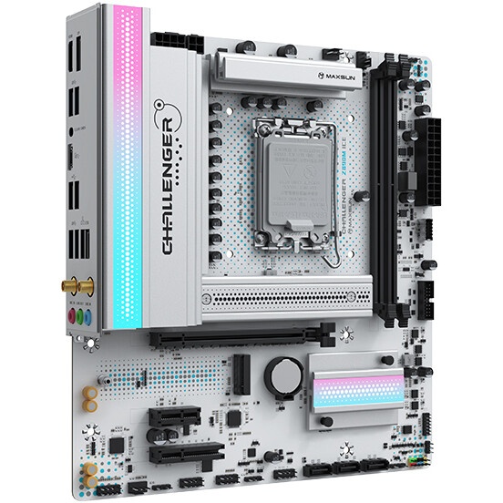 Материнская плата MAXSUN MS-Challenger Z890M WIFI, LGA1851, Z890, 2*DDR5, 3*SATA3, 2*M.2, USB 3.2, U