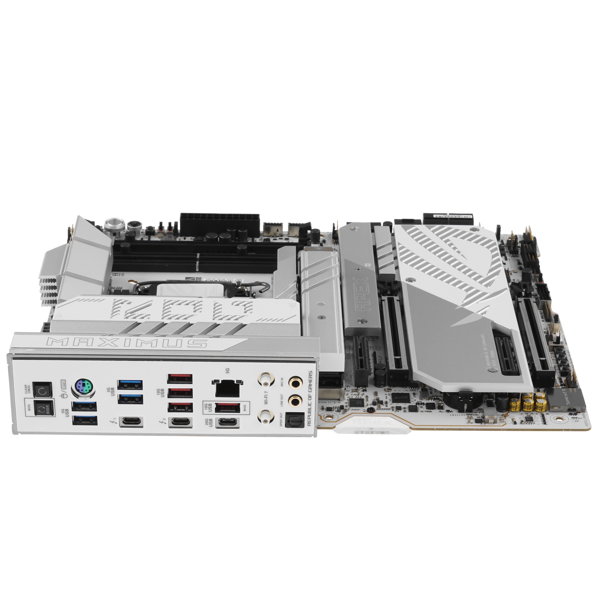 Материнская плата ASUS ROG MAXIMUS Z890 APEX, LGA 1851, Intel Z890, 2xDDR5, 4xSATA, 4xM.2, 1xPCIe 5.