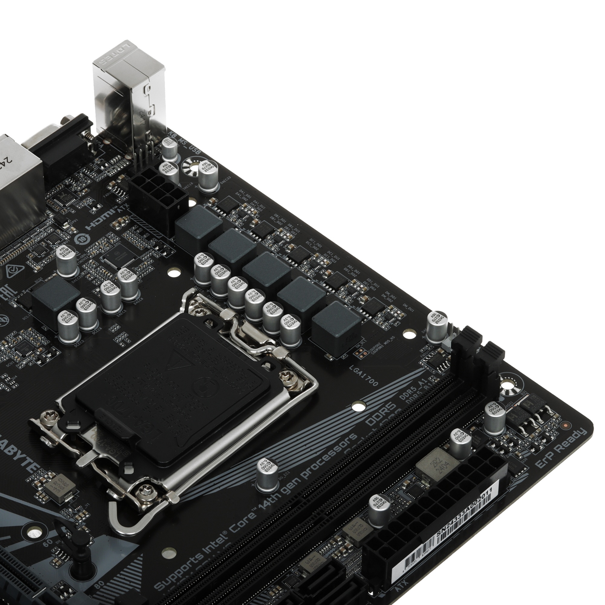 Материнская плата Gigabyte H610M S2H V2, LGA 1700, Intel H610, 2xDDR5, 4xSATA, 1xM.2, 1xPCIe 4.0 x16
