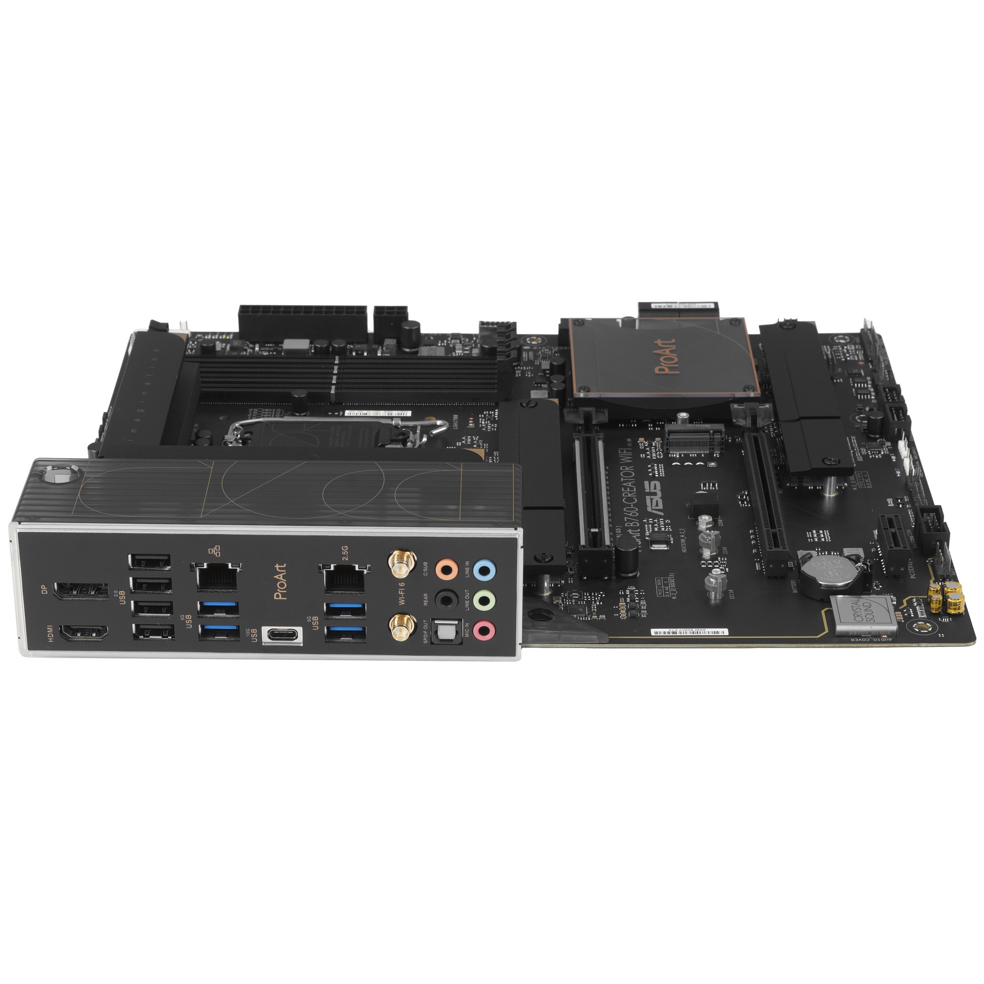 Материнская плата ASUS ProArt B760-CREATOR WIFI, LGA 1700, Intel B760, 4xDDR5, 4xSATA, 3xM.2, 1xPCI-
