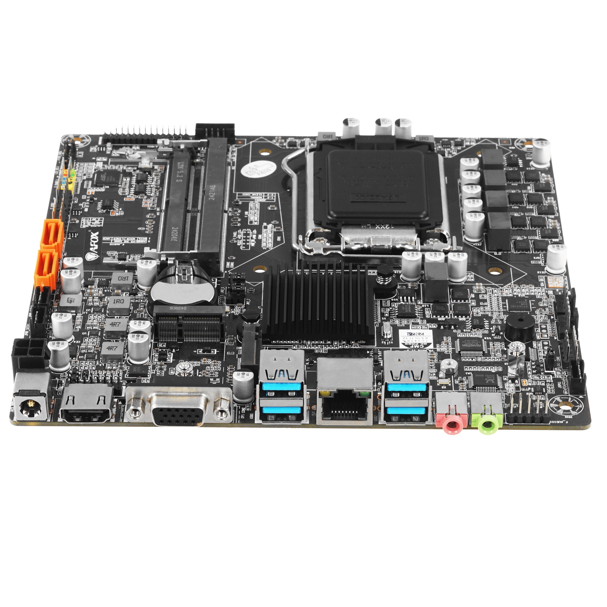 Материнская плата AFOX AFH510-MI, Socket 1200, Intel H510, 2xDDR4, 2xSATA, 1xM.2, 1xHDMI, 1xVGA, 1x