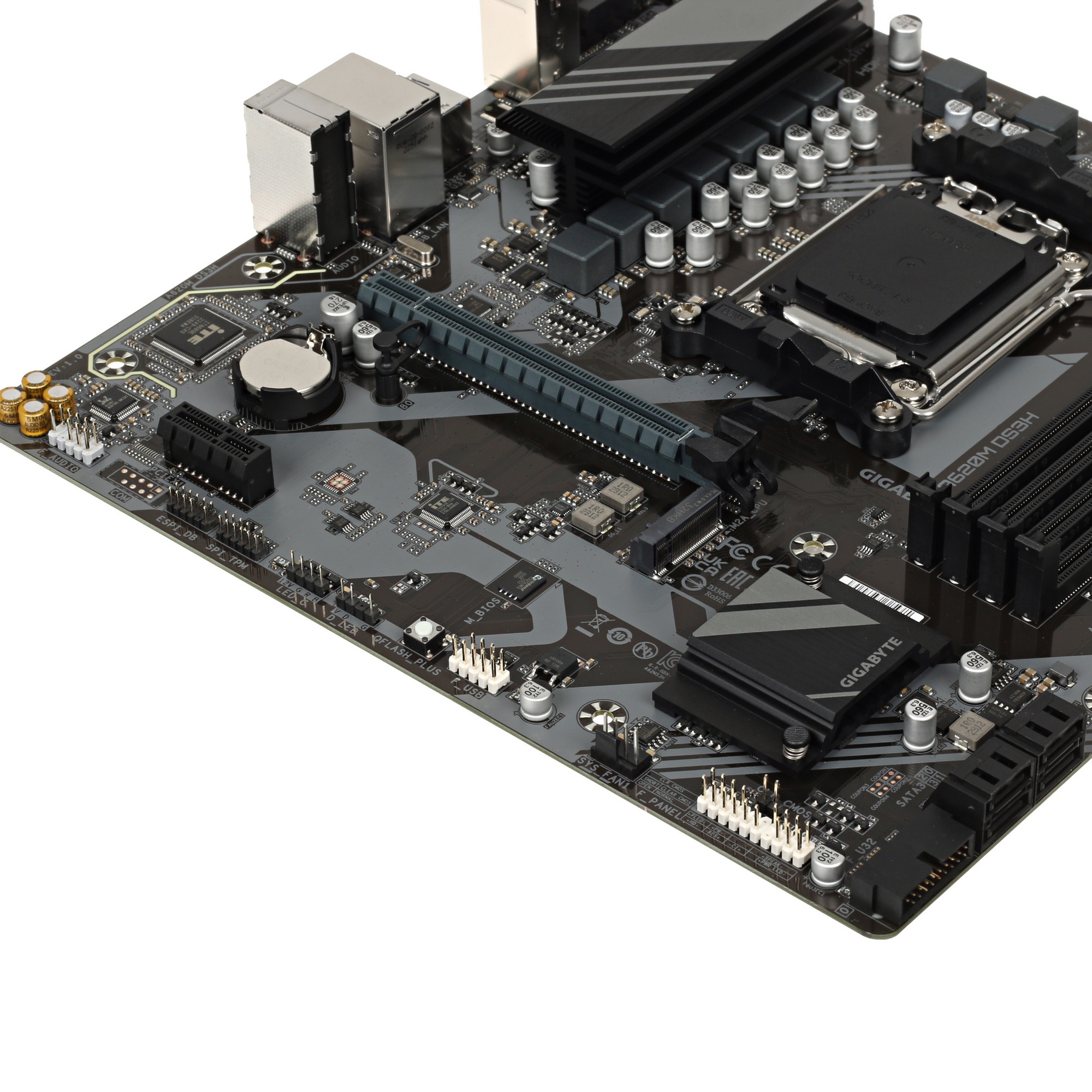 Материнская плата Gigabyte A620M DS3H, Micro-ATX, AM5, AMD A620, 4xDDR5, 4xSATA, 1xM.2, 1xPCI-E 4.0