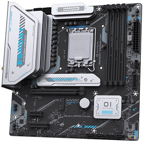 Материнская плата MAXSUN MS-eSport Z890M WIFI, LGA1851, Z890, 4*DDR5, 4*SATA3, 3*M.2, USB 3.2, USB 2