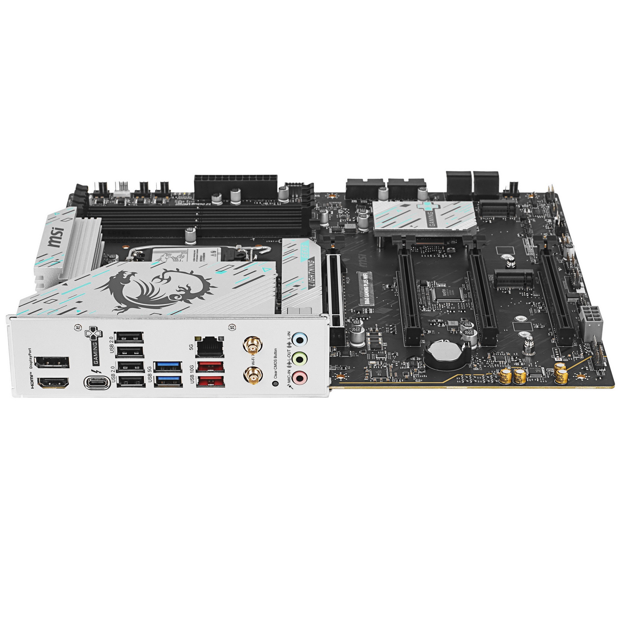 Материнская плата MSI B860 GAMING PLUS WIFI, LGA 1851, Intel B860, 4xDDR5, 4xSATA, 3xM.2, 1xPCIe 4.0