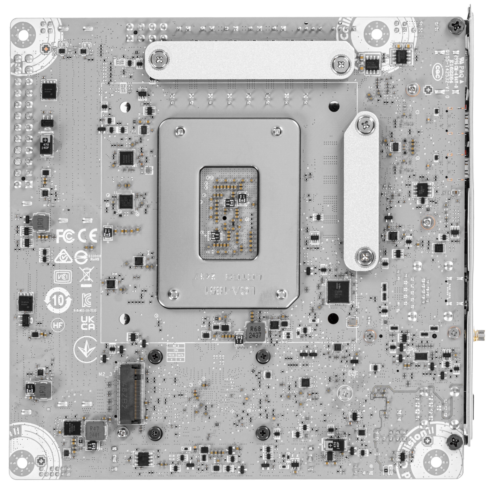 Материнская плата MSI MPG Z890I EDGE TI WIFI, LGA 1851, Intel Z890, 2xDDR5, 2xSATA, 4xM.2, 1xPCIe 5.
