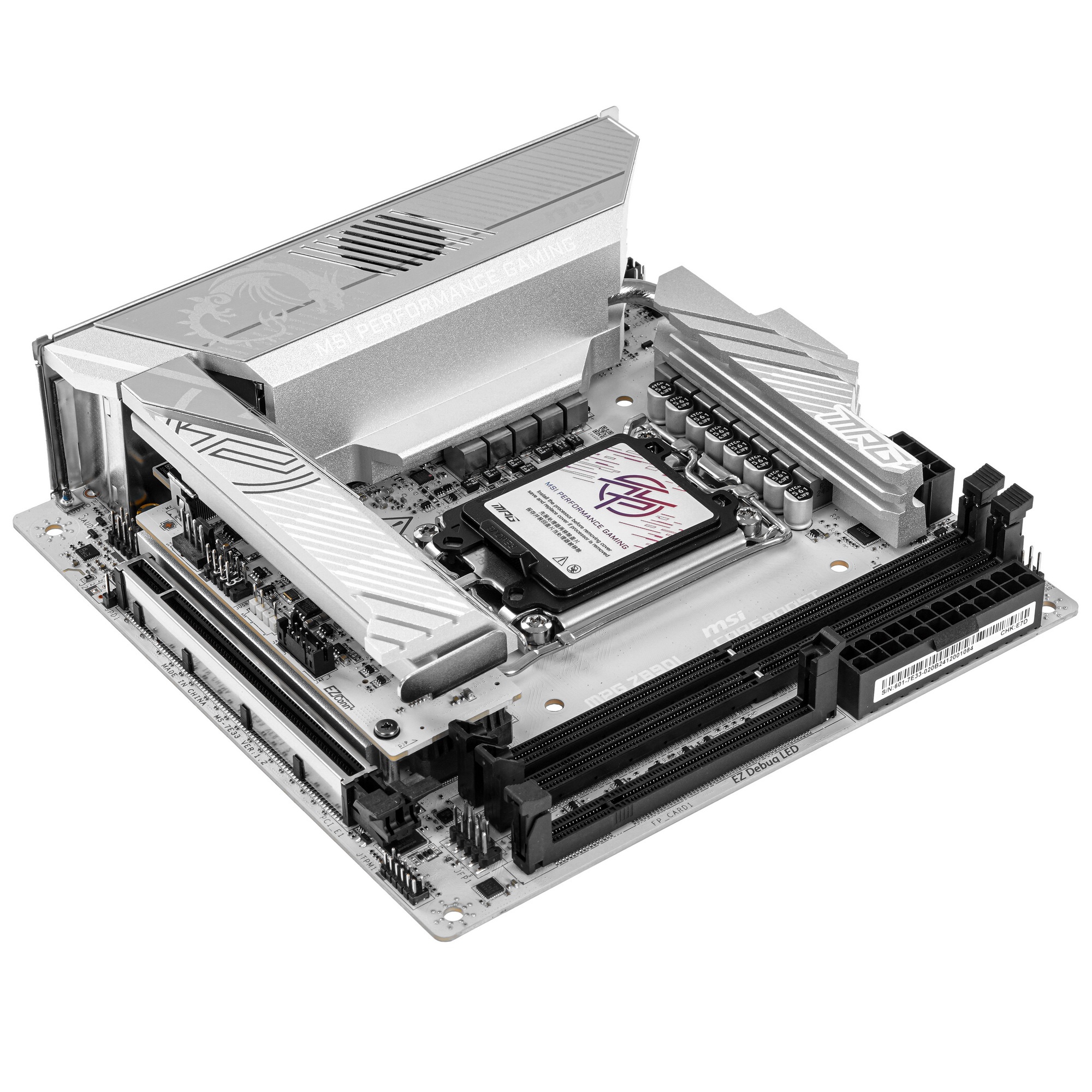 Материнская плата MSI MPG Z890I EDGE TI WIFI, LGA 1851, Intel Z890, 2xDDR5, 2xSATA, 4xM.2, 1xPCIe 5.