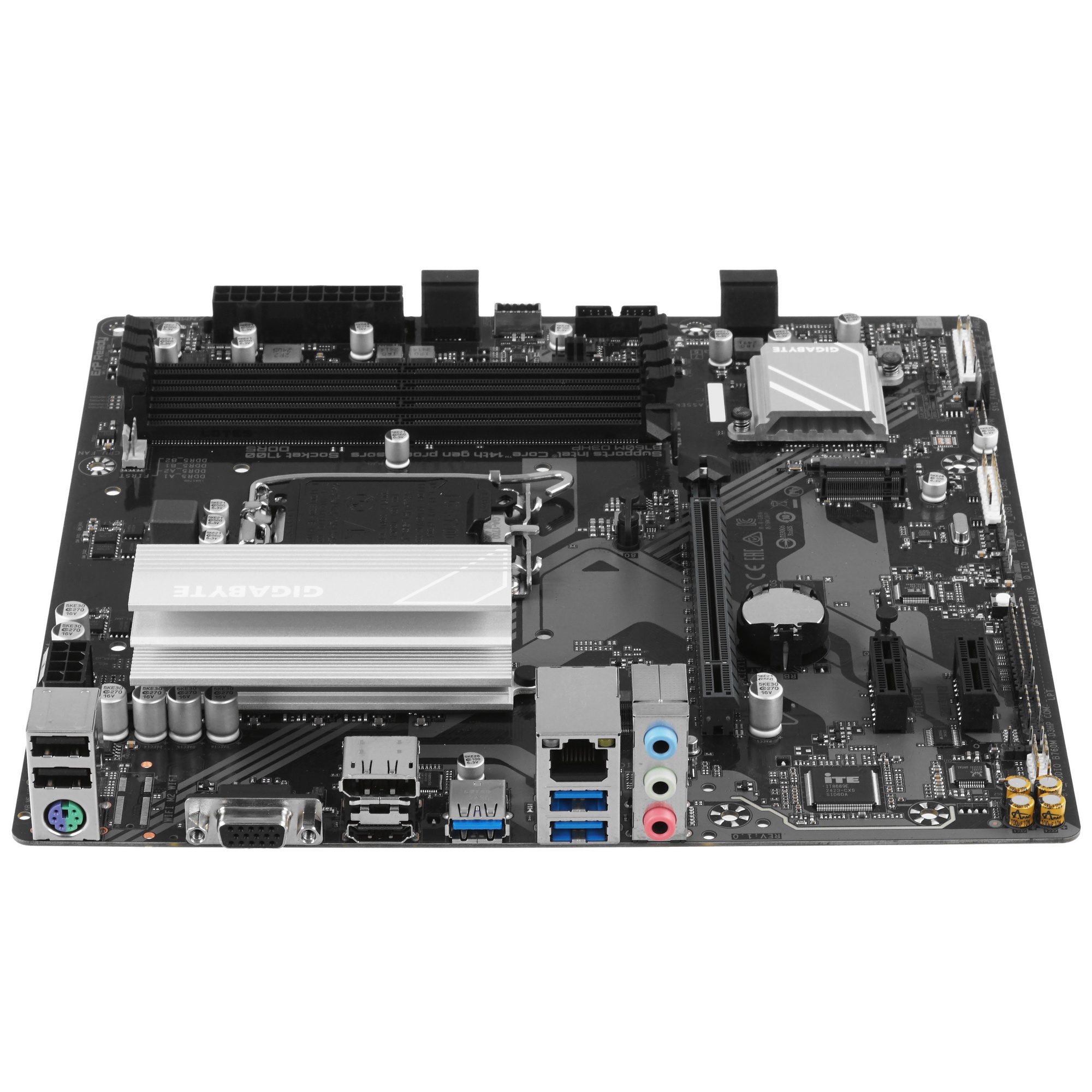 Материнская плата Gigabyte B760M D3HP DDR5, LGA 1700, Intel B760, 4xDDR5, 4xSATA, 2xM.2, 1xPCIe 4.0