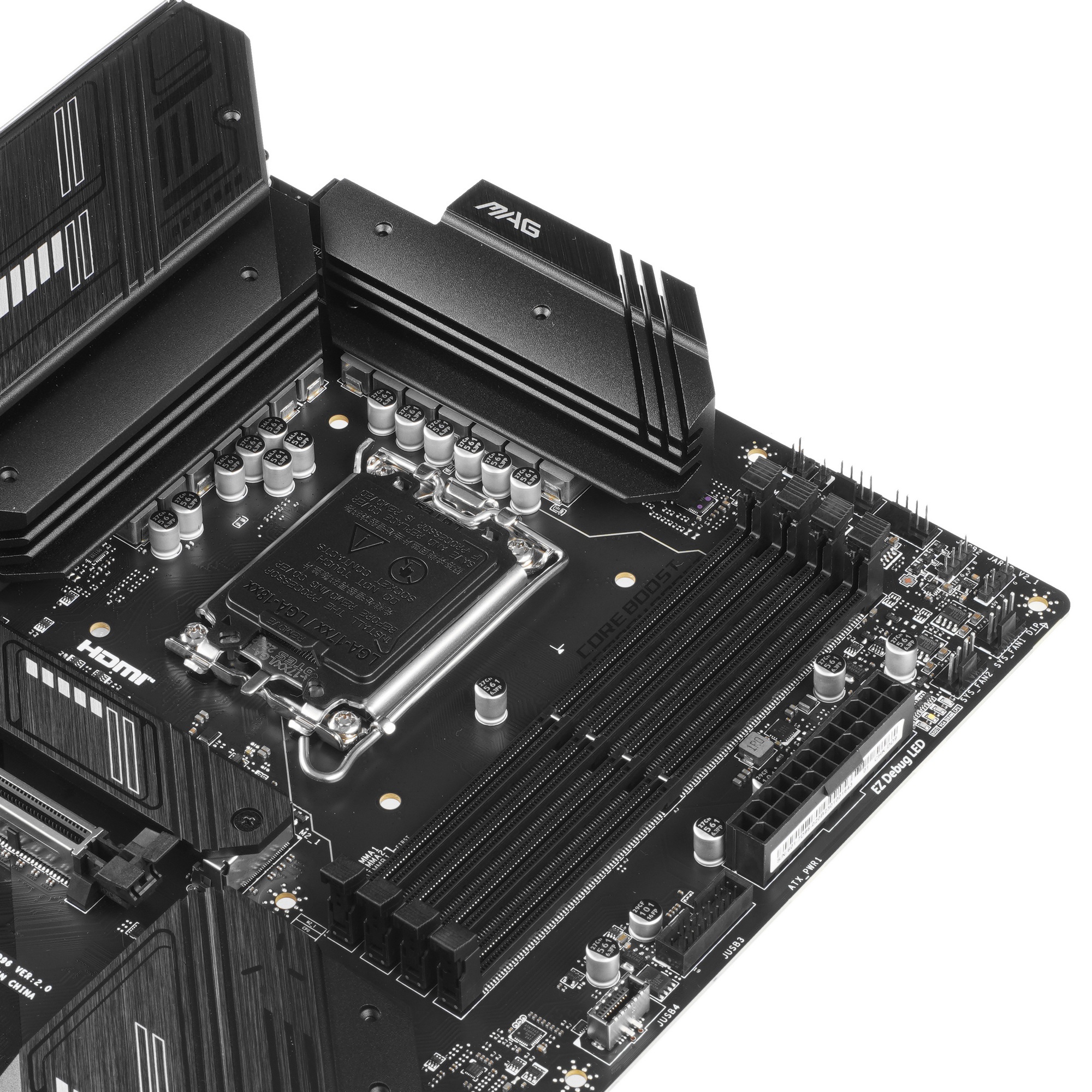 Материнская плата MSI MAG B760 TOMAHAWK WIFI, LGA 1700, Intel B760, 4xDDR5, 4xSATA, 3xM.2, 1xPCI-E 3