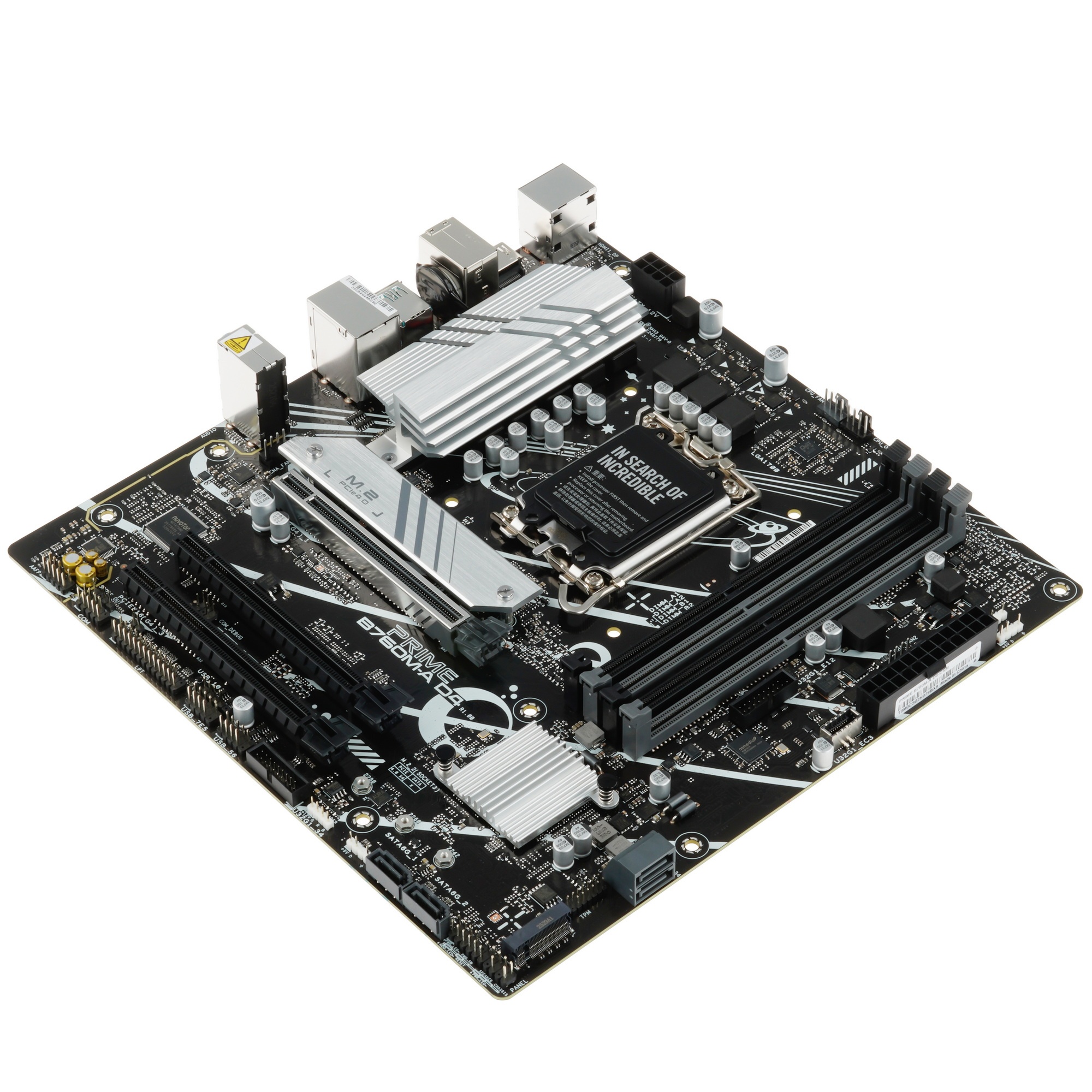 Материнская плата ASUS PRIME B760M-A D4-CSM, LGA 1700, Intel B760, 4xDDR4, 4xSATA, 2xM.2, 3xPCIe 4.0
