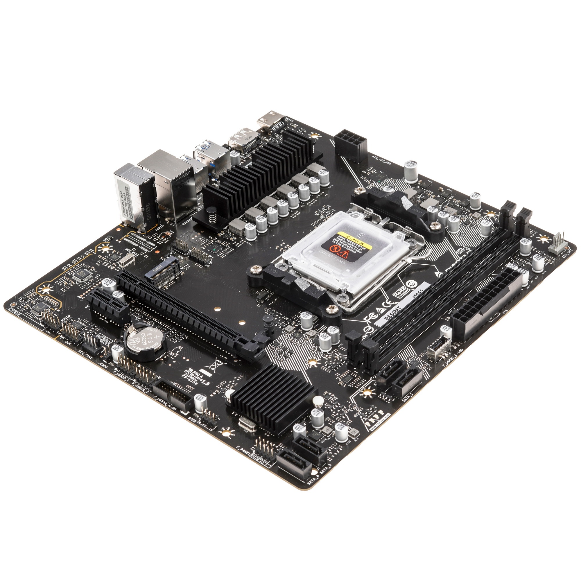 Материнская плата Biostar B650MT, AM5, AMD B650, 2xDDR5, 4xSATA, 1xM.2, 1xPCI-E 4.0 x16, 1xPCI-E x1,