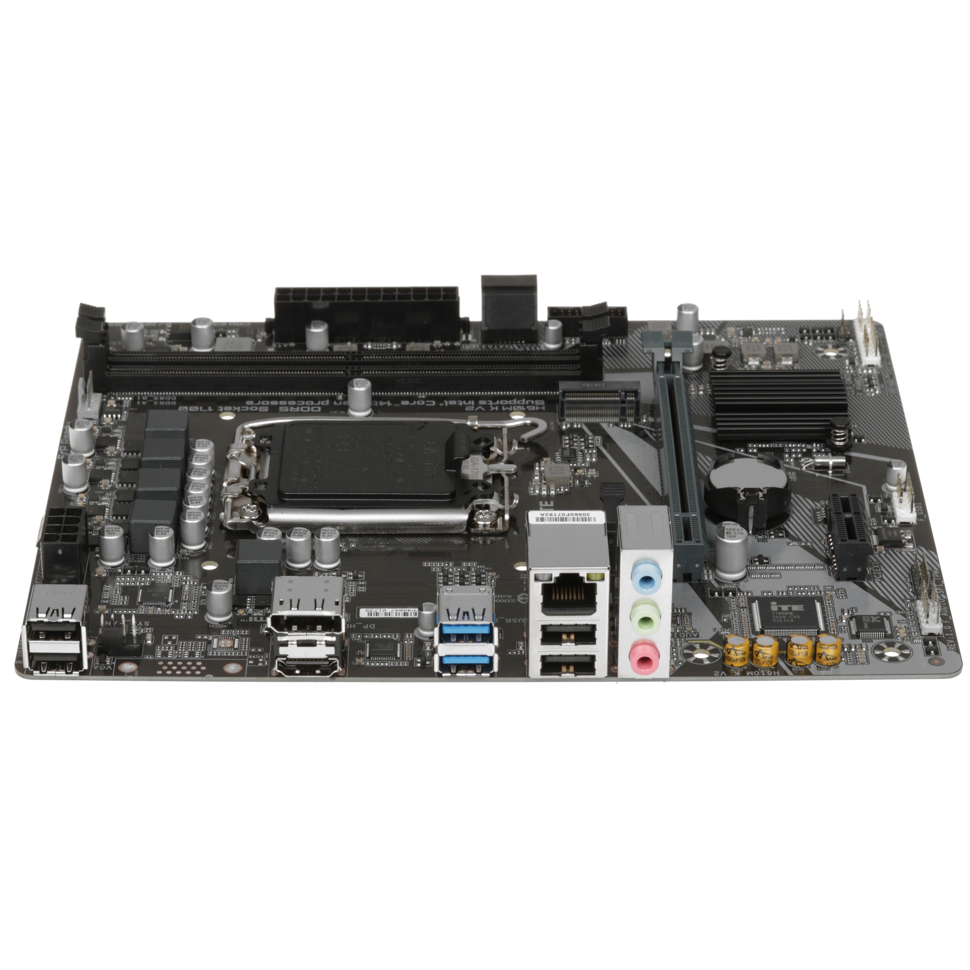 Материнская плата Gigabyte H610M K V2 Soc-1700 Intel H610 2xDDR5 mATX AC`97 8ch(7.1) GbLAN+HDMI+DP