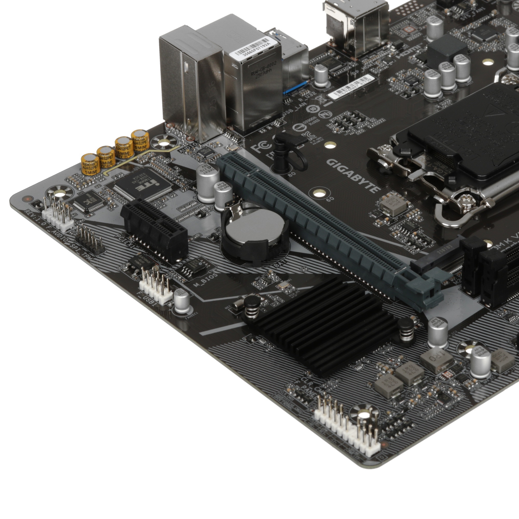 Материнская плата Gigabyte H610M K V2 Soc-1700 Intel H610 2xDDR5 mATX AC`97 8ch(7.1) GbLAN+HDMI+DP