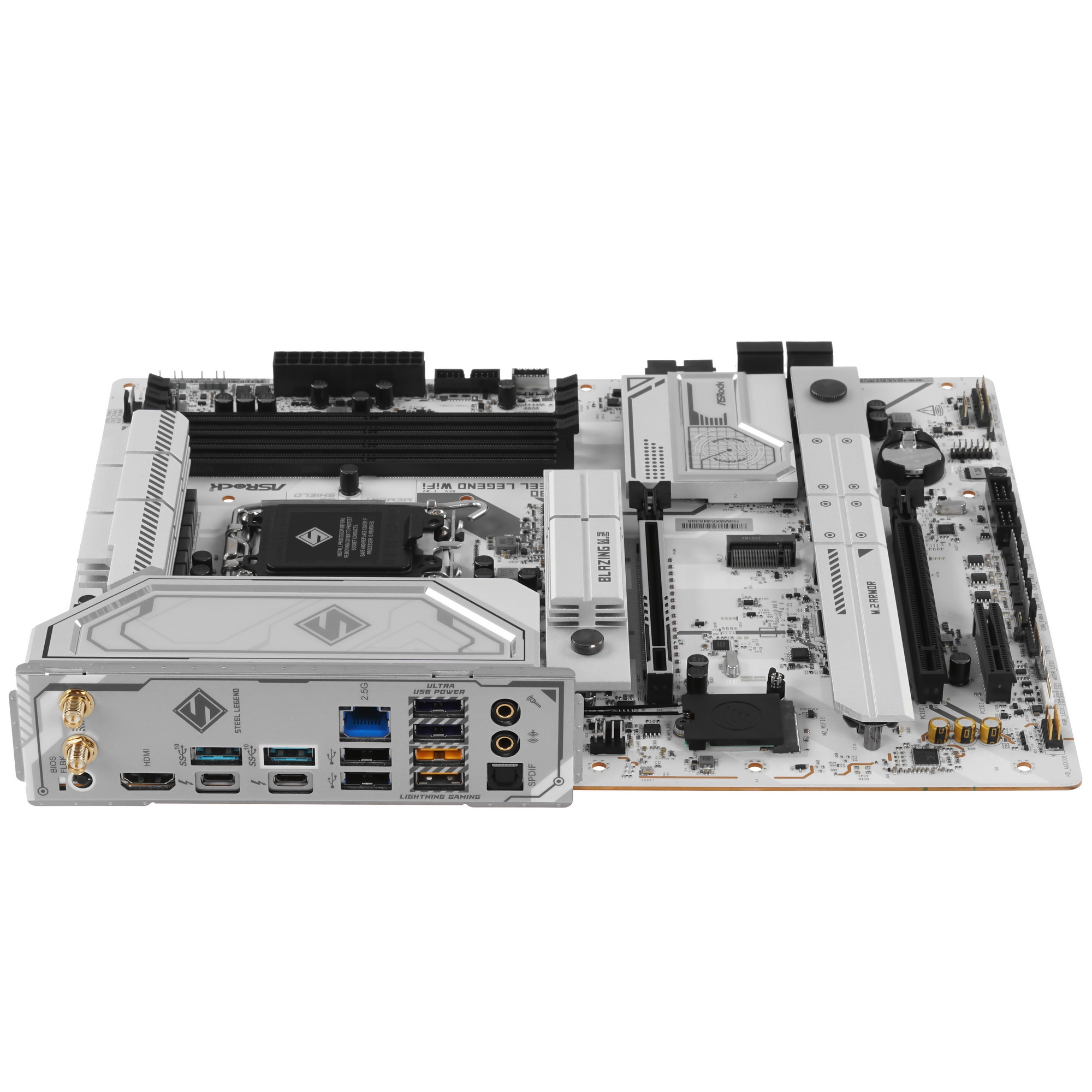 Материнская плата ASRock Z890 Steel Legend WiFi, LGA 1851, Intel Z890, 4xDDR5, 4xSATA, 4xM.2, 1xPCIe