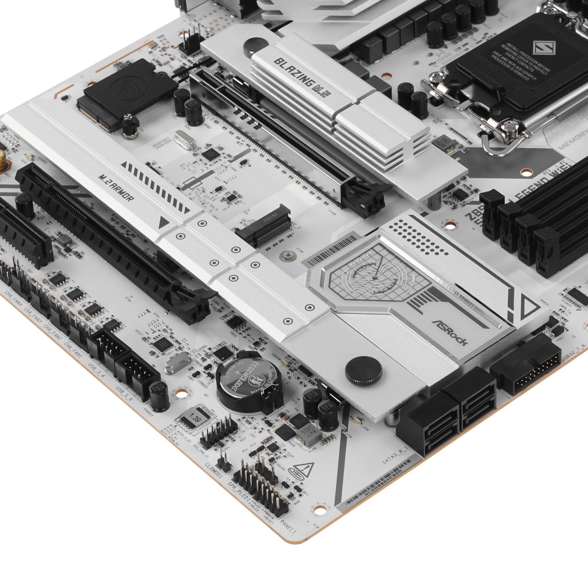 Материнская плата ASRock Z890 Steel Legend WiFi, LGA 1851, Intel Z890, 4xDDR5, 4xSATA, 4xM.2, 1xPCIe