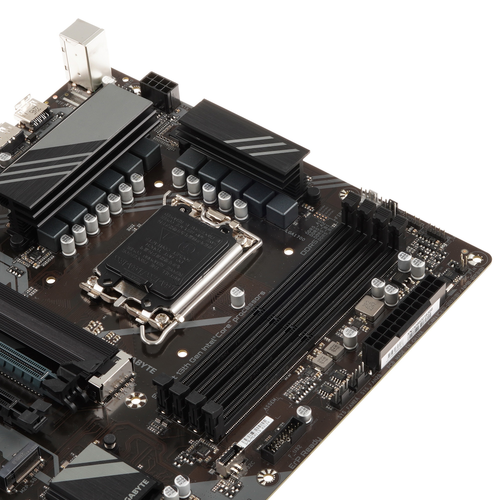 Материнская плата Gigabyte B760 DS3H, LGA 1700, Intel B760, 4xDDR5, 4xSATA, 2xM.2, 1xPCIe 4.0 x16, 4