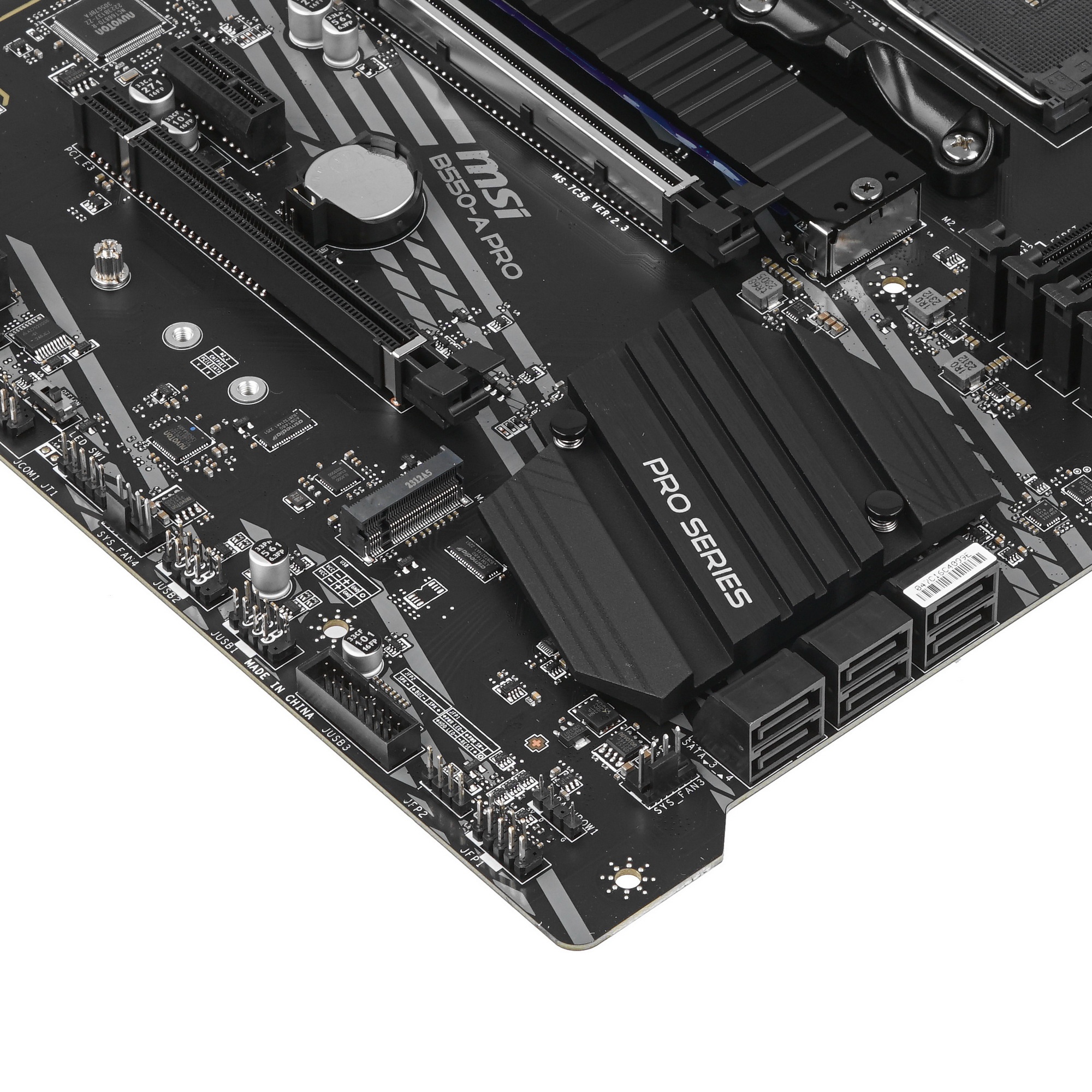 Материнская плата MSI B550-A PRO, AM4, AMD B550, 4xDDR4, 6xSATA, 2xM.2, 1xPCI-E 4.0 x16, 1xPCI-E 3.0