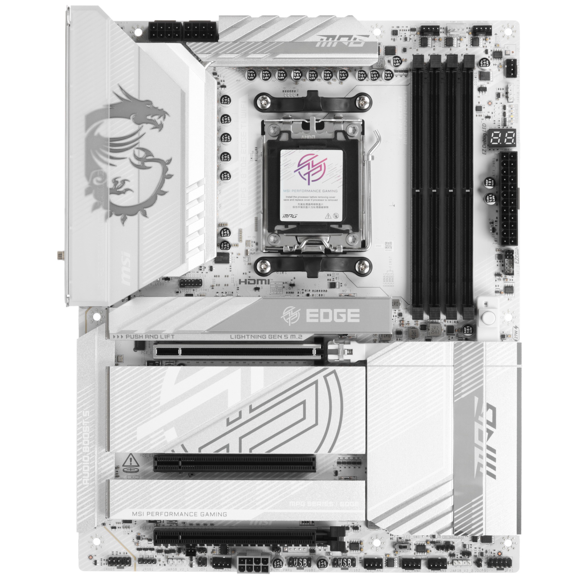 Материнская плата MSI AMD X870 SAM5 ATX MPG X870E EDGE TI WIFI