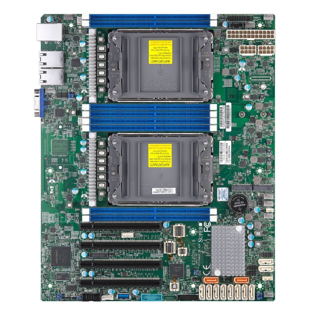 Серверная материнская плата Supermicro X12DPL-I6-B, сокет LGA4189, Intel C621A, DDR4 ECC, 8xDDR4, 4x