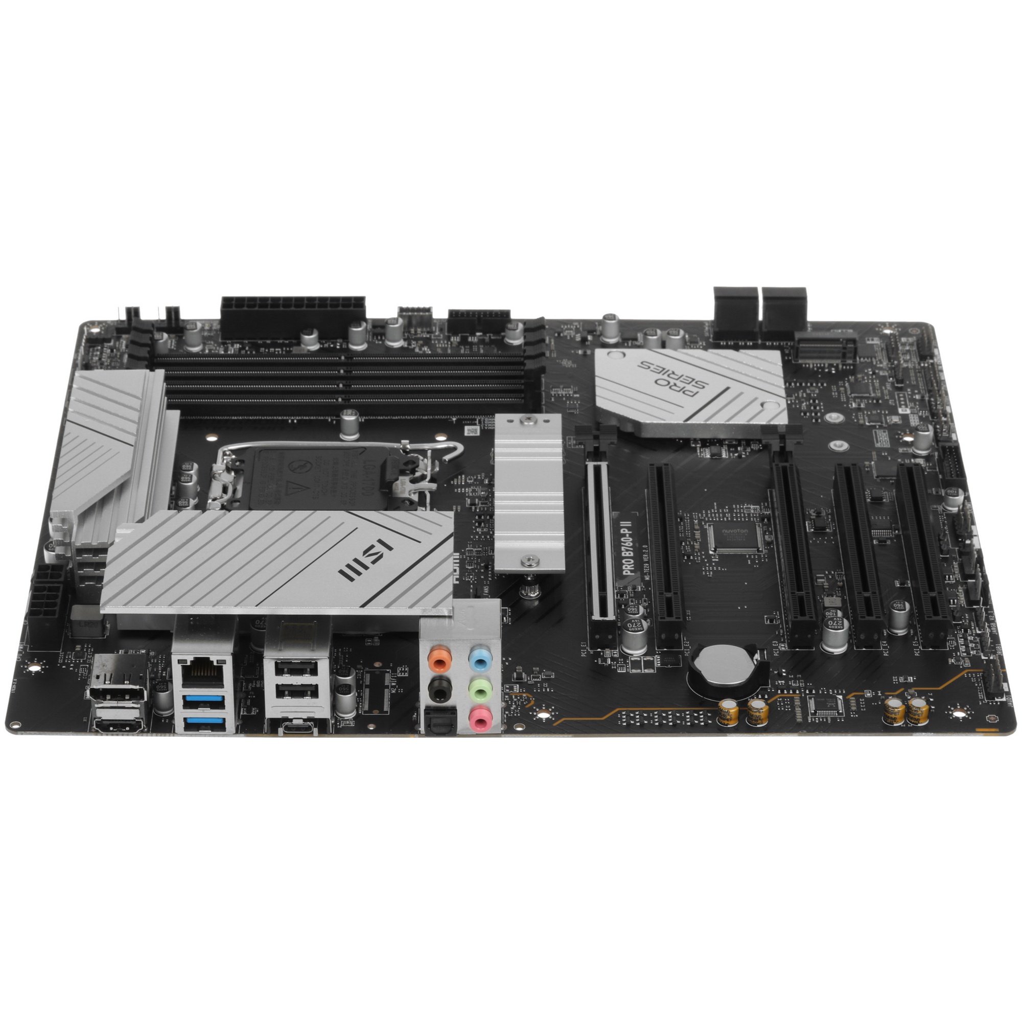 Материнская плата MSI PRO B760-P II, LGA 1700, Intel B760, 4xDDR5, 4xSATA, 2xM.2, 1xPCI-E 4.0 x16, 1