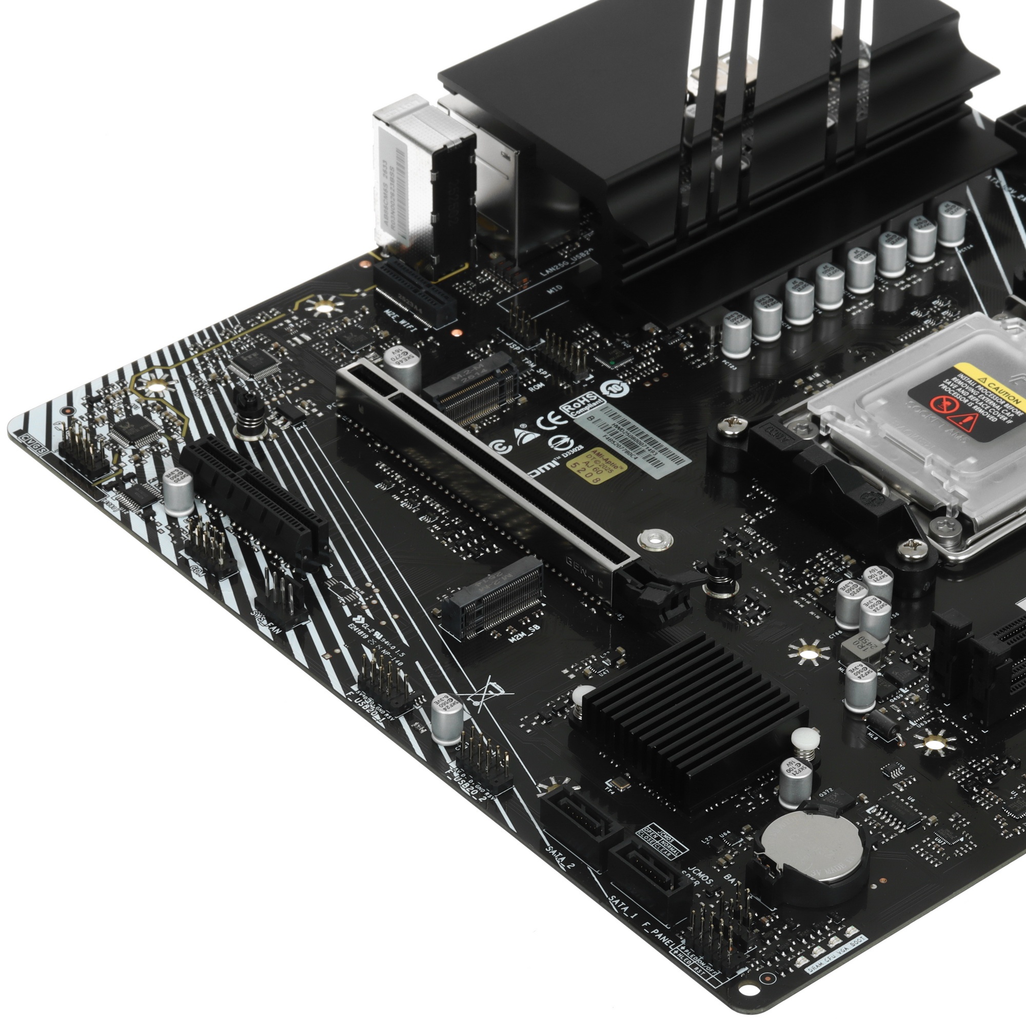 Материнская плата Biostar B850MT2-E DJ SocketAM5 AMD B850 2xDDR5 mATX AC`97 8ch(7.1) 2.5Gg RAID+HDMI