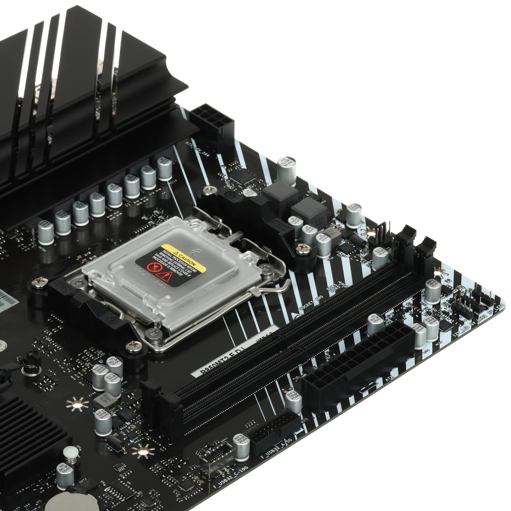 Материнская плата Biostar B850MT2-E DJ SocketAM5 AMD B850 2xDDR5 mATX AC`97 8ch(7.1) 2.5Gg RAID+HDMI