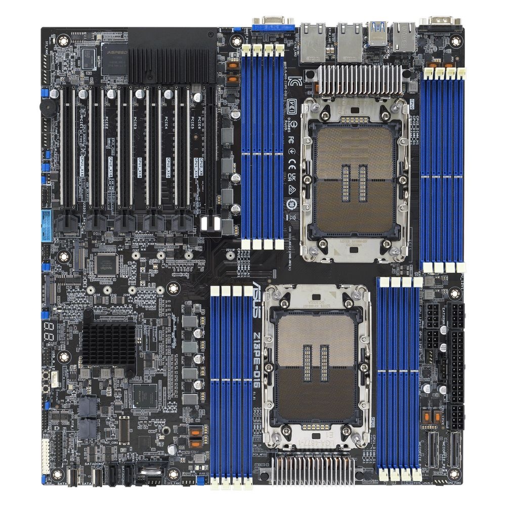 Материнская плата ASUS Z13PE-D16 LGA4677 E-ATX 16xDDR4 6xPCIEx16 PCIEx8 2xM.2 VGA 2x10GLAN