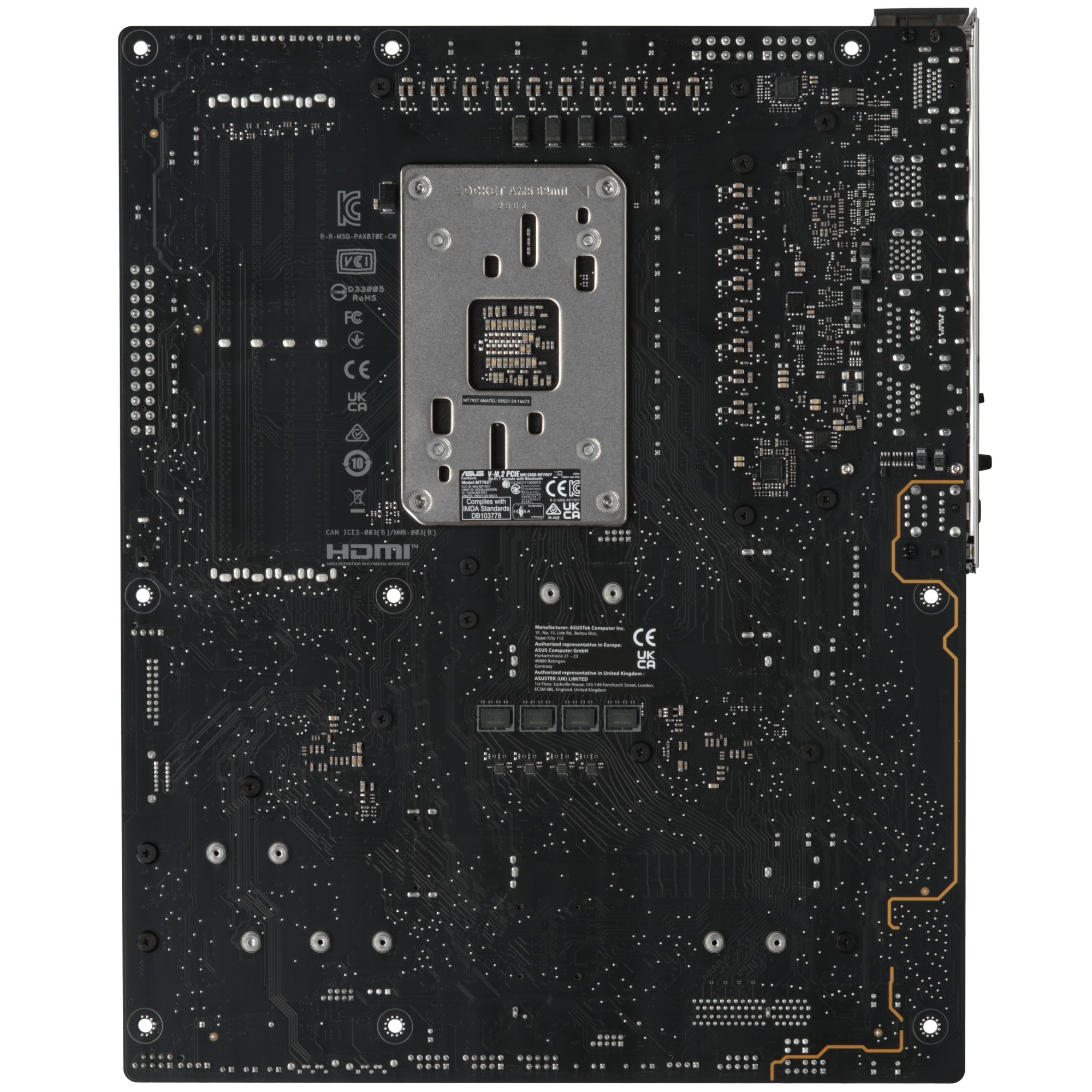 Материнская плата Asus PROART X870E-CREATOR WIFI SocketAM5 AMD X870 4xDDR5 ATX AC`97 8ch(7.1) 1 x 10