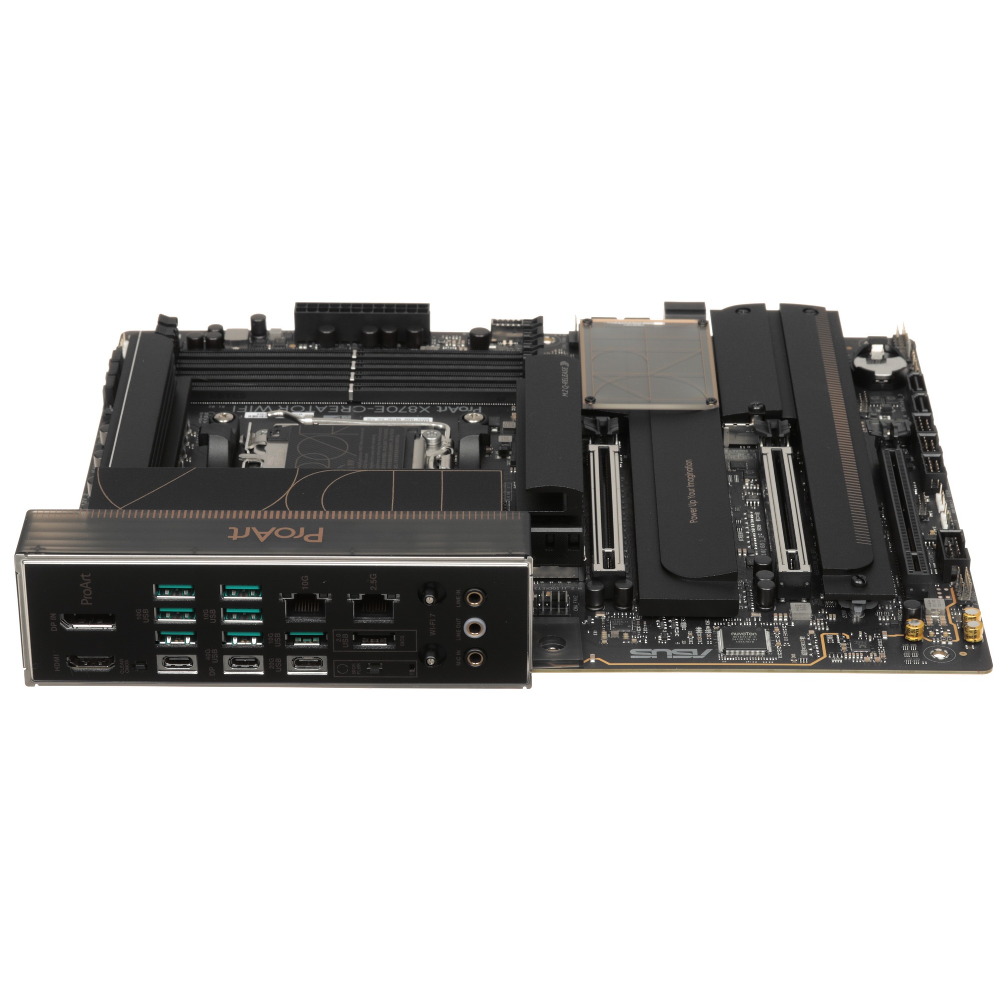 Материнская плата Asus PROART X870E-CREATOR WIFI SocketAM5 AMD X870 4xDDR5 ATX AC`97 8ch(7.1) 1 x 10