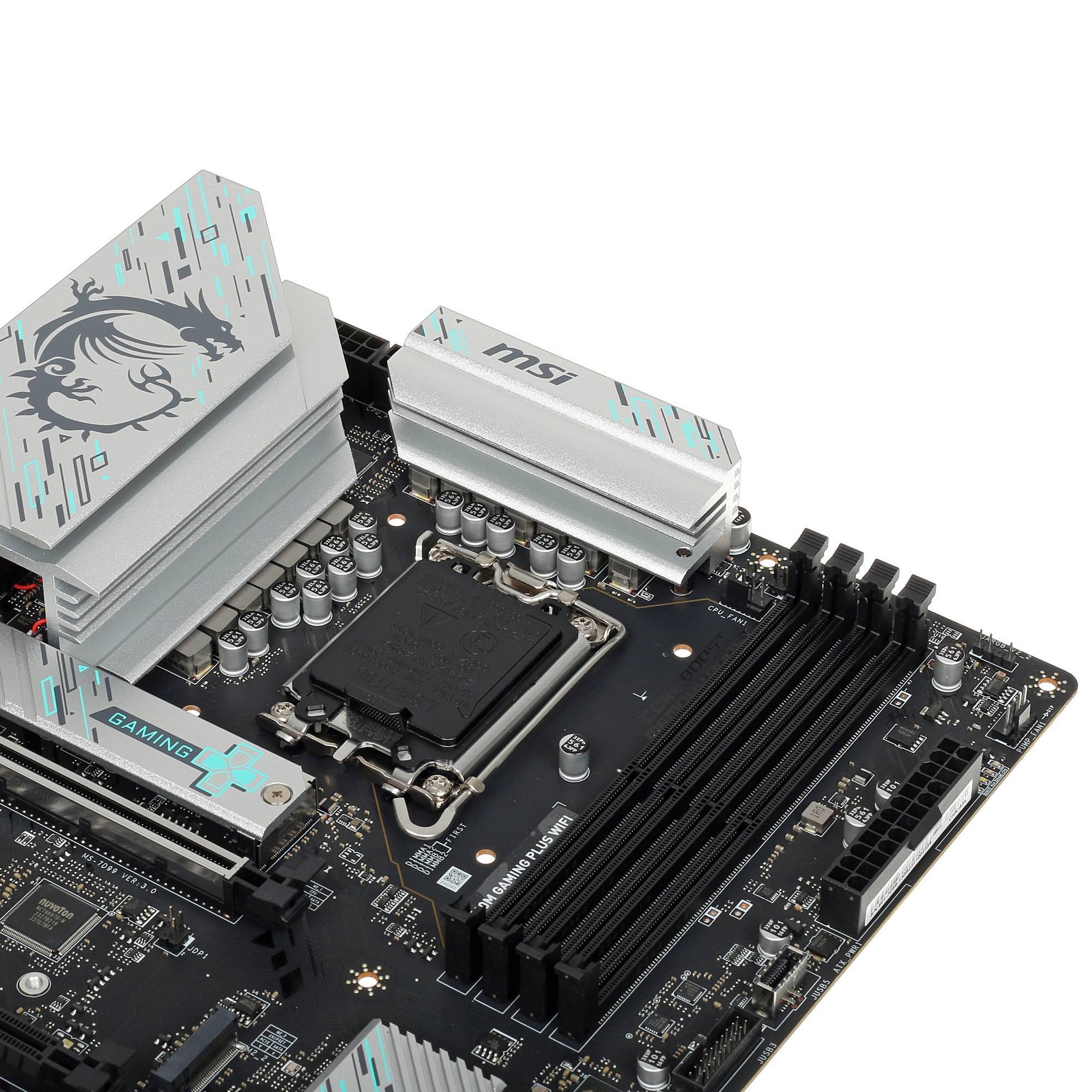 Материнская плата MSI B760M GAMING PLUS WIFI, LGA 1700, Intel B760, 4xDIMM DDR5, 4xSATA, 2xM.2, 1xPC