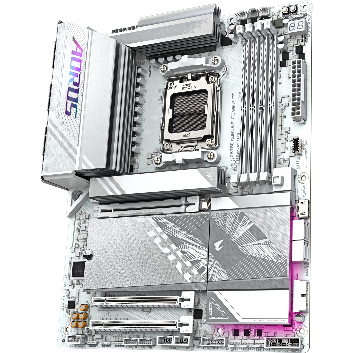 Материнская плата Gigabyte X870E A ELITE WF7 ICE