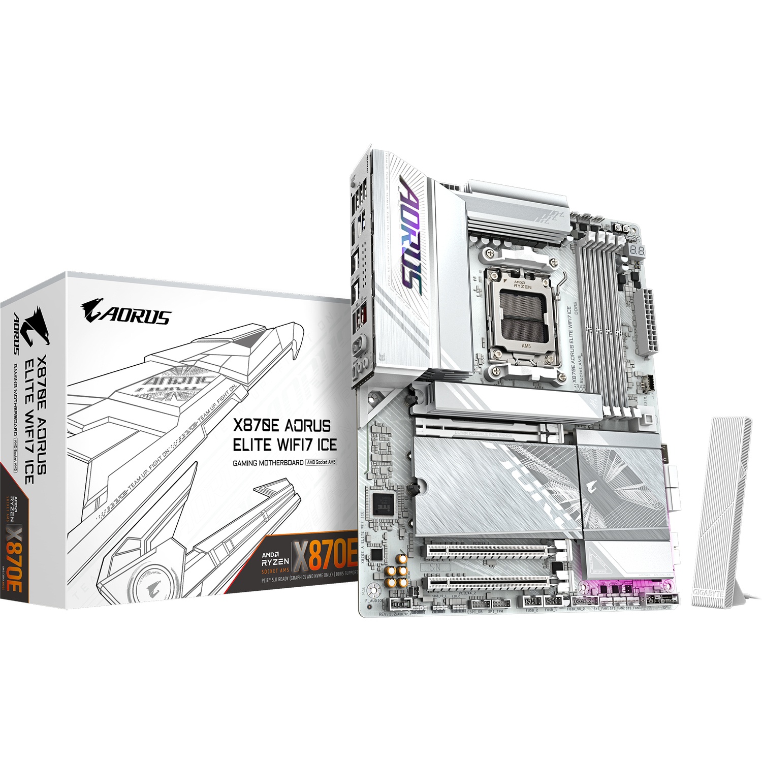 Материнская плата Gigabyte X870E A ELITE WF7 ICE