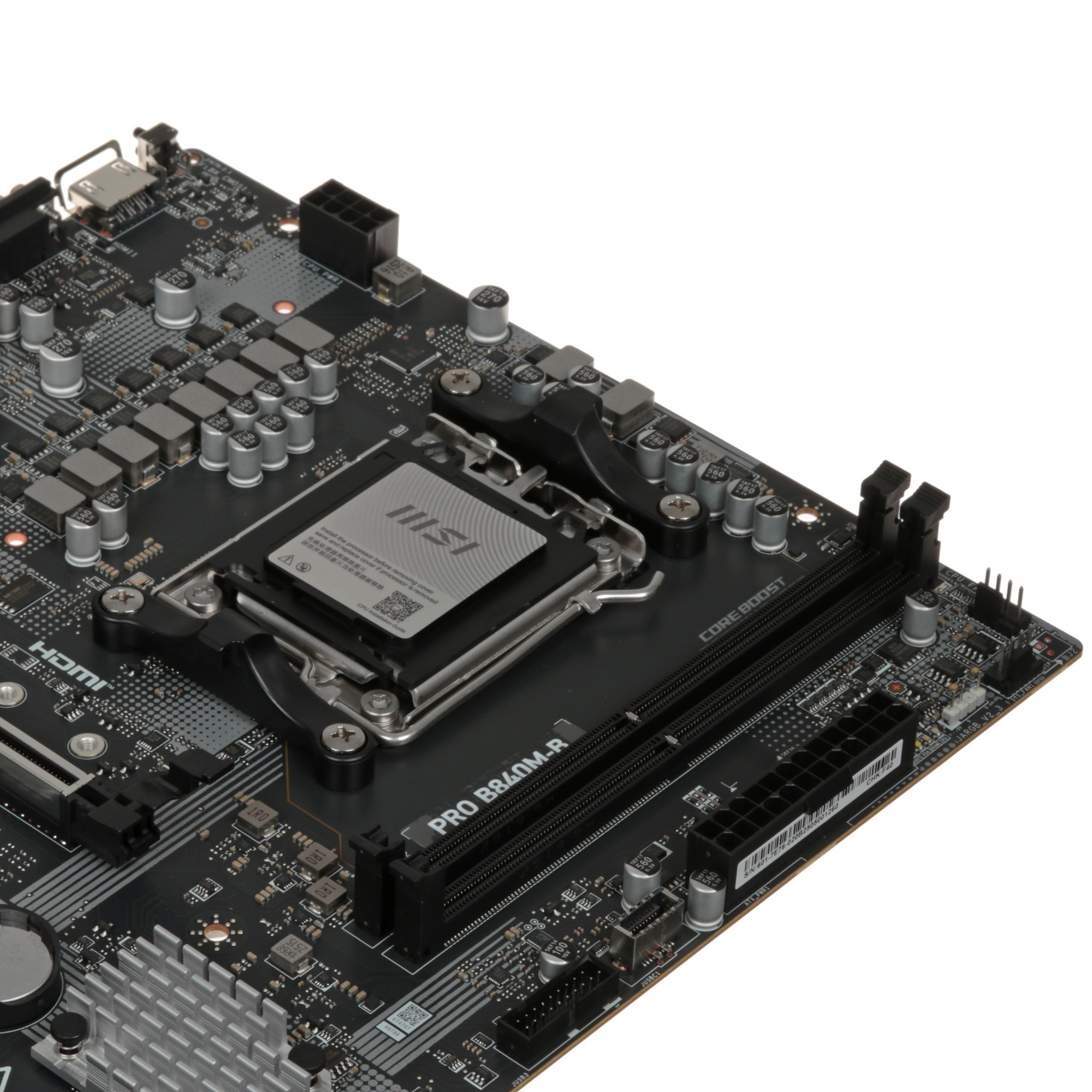 Материнская плата MSI PRO B840M-B B840, AM5, 2*DDR5, 1*PCIEx16, 1*PCIEx1, 2*M.2, 1*TypeC, 6*USB3.2Ge