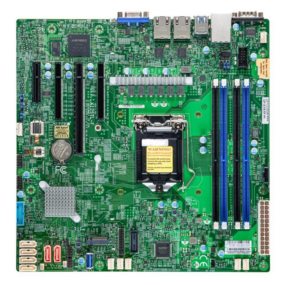Материнская плата MBD-X12STL-F-B Intel® Xeon®  E-2300 Processor, 10th Generation Intel® Pentium® Pro