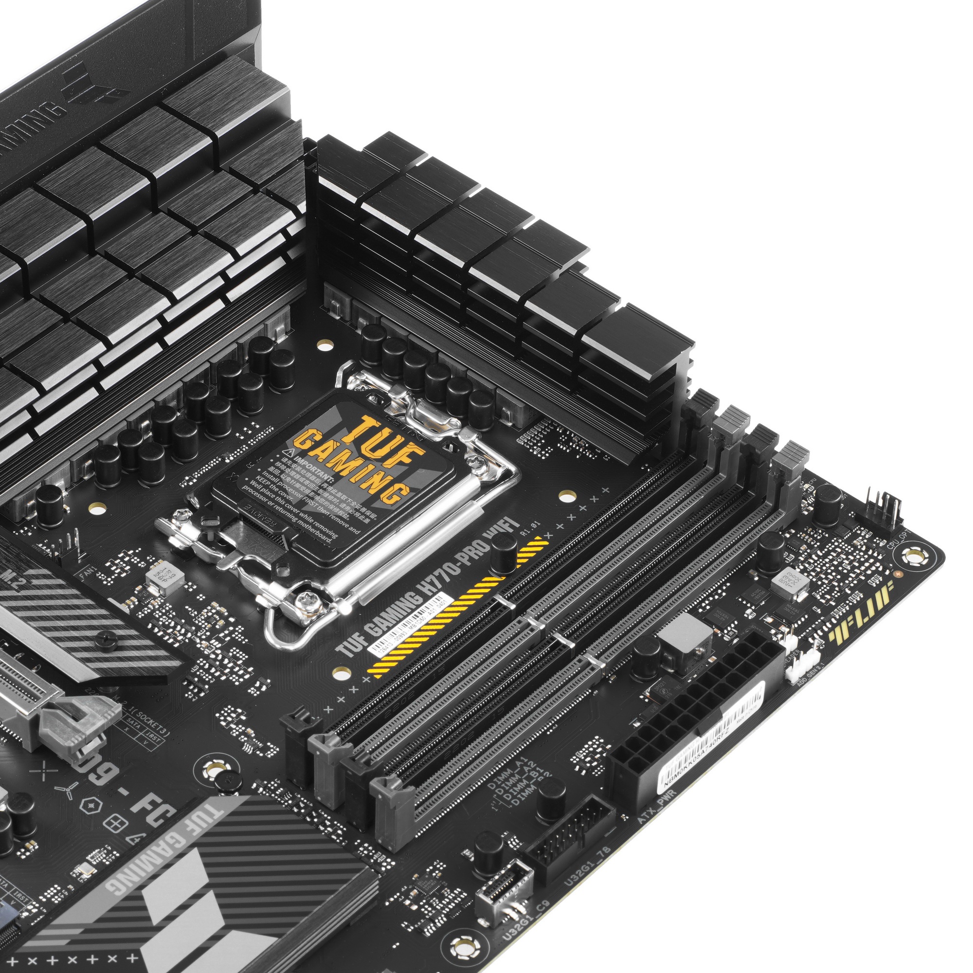 Материнская плата ASUS TUF GAMING H770-PRO WIFI, LGA 1700, Intel H770, 4xDDR5, 4xSATA, 4xM.2, 1xPCIe