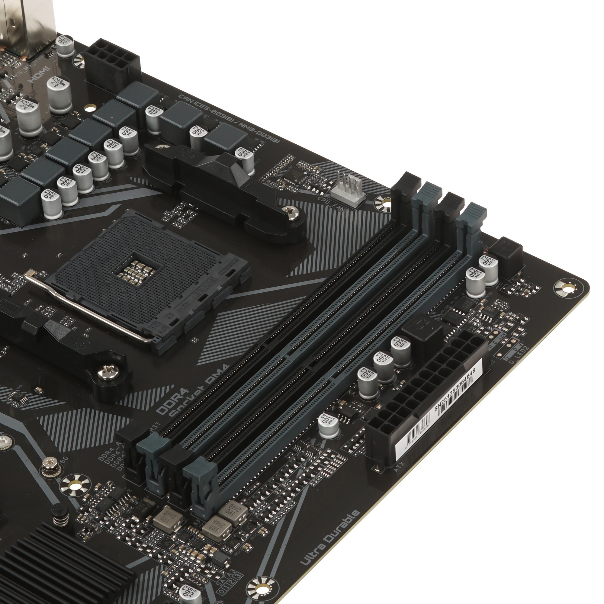 Материнская плата Gigabyte A520M DS3H AC, AM4, AMD A520, 4xDDR4, 4xSATA, 1xM.2, 1xPCIe 3.0 x16, 2xPC