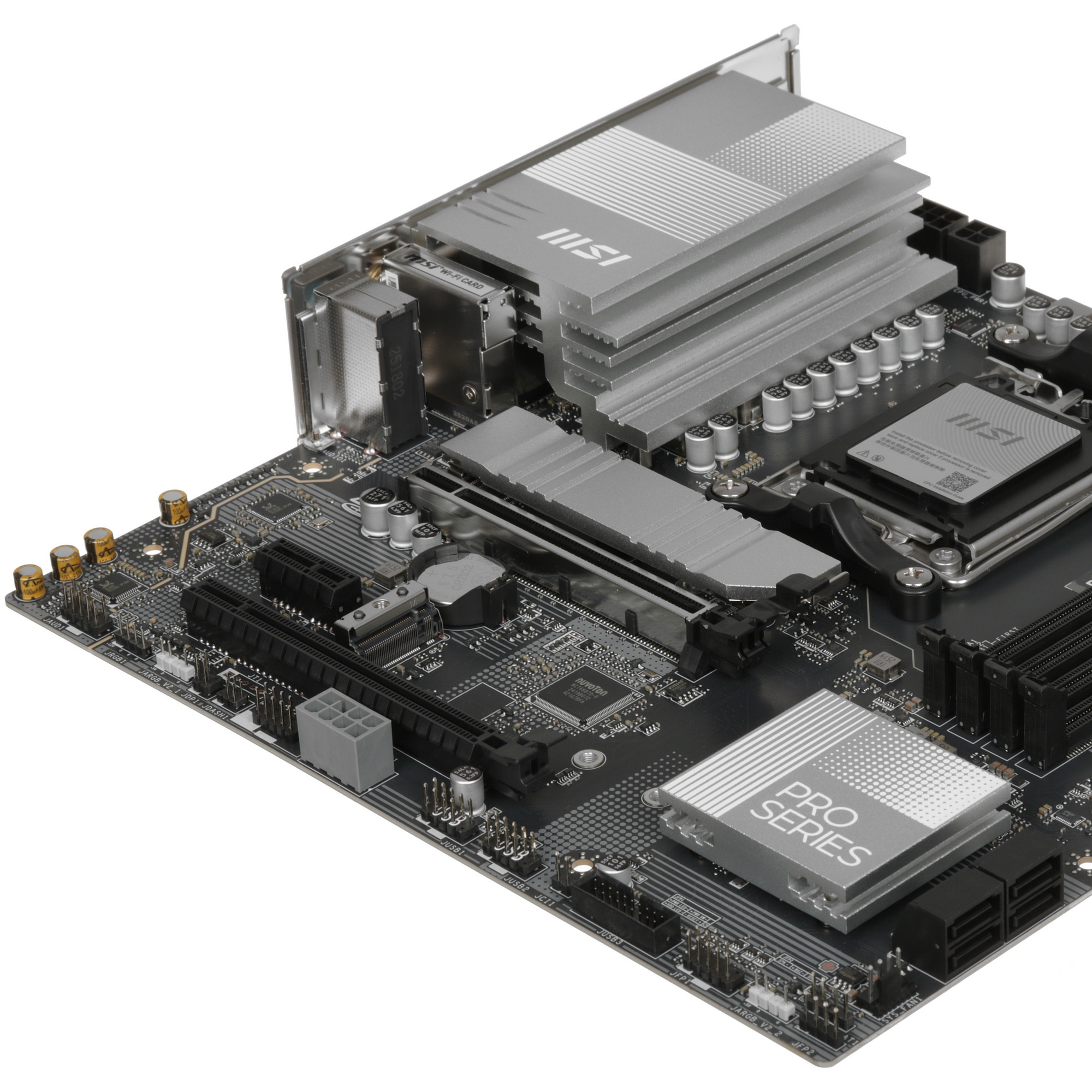 Материнская плата MSI PRO B850M-A WIFI, AM5, AMD B850, 4xDDR5, 4xSATA, 2xM.2, 1xPCIe 5.0 x16, 1xPCIe