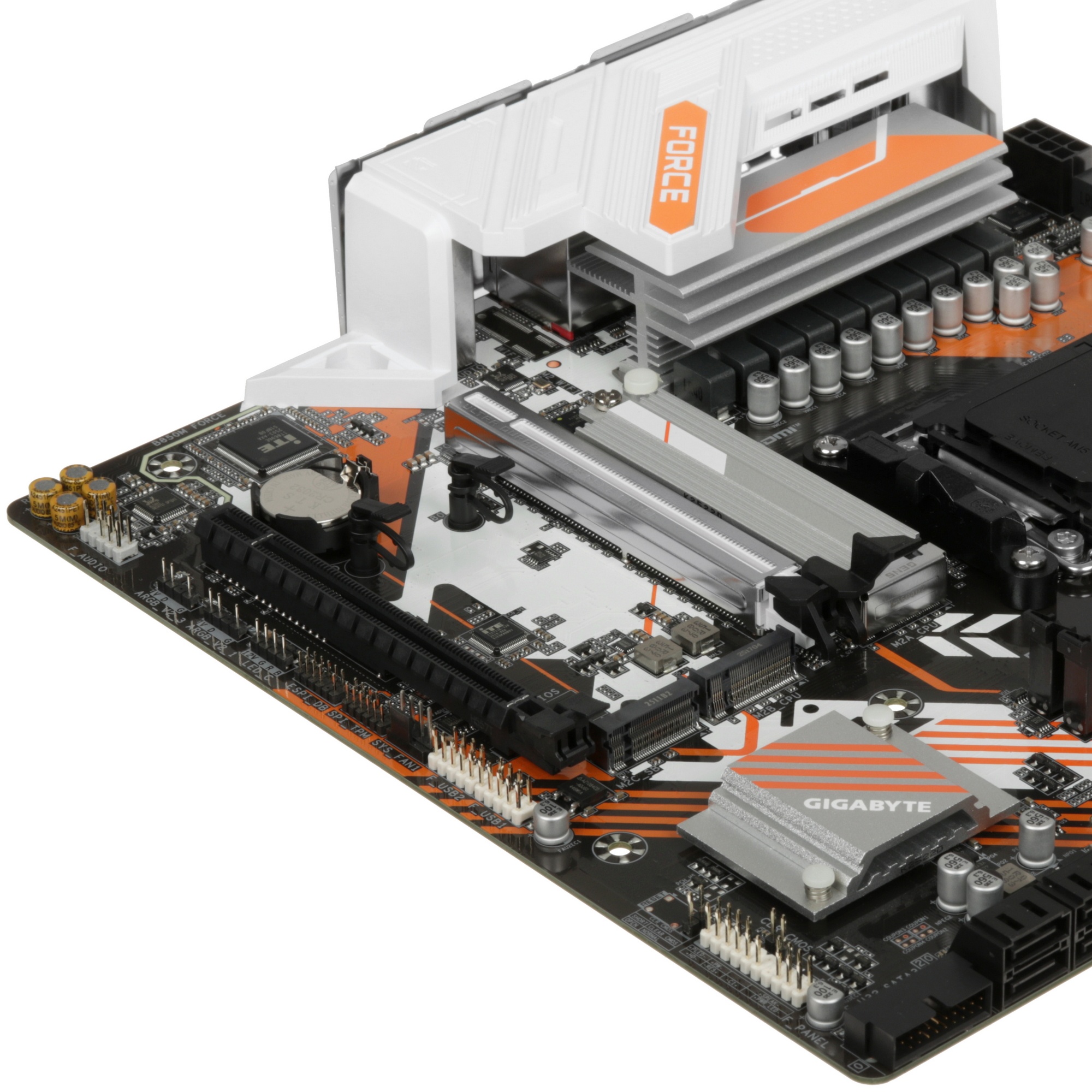Материнская плата Gigabyte B850M FORCE SocketAM5 AMD B850 2xDDR5 mATX AC`97 8ch(7.1) 2.5Gg RAID+HDMI