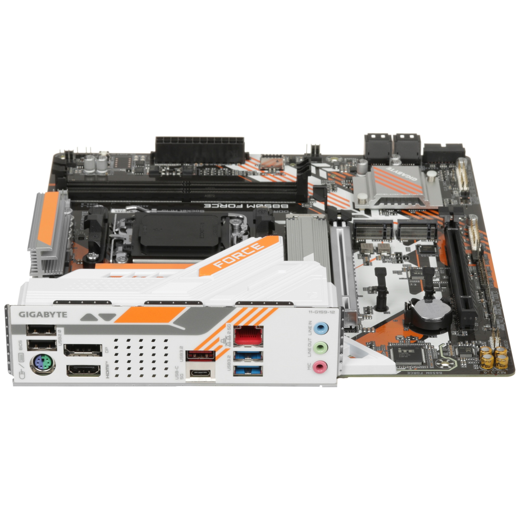 Материнская плата Gigabyte B850M FORCE SocketAM5 AMD B850 2xDDR5 mATX AC`97 8ch(7.1) 2.5Gg RAID+HDMI