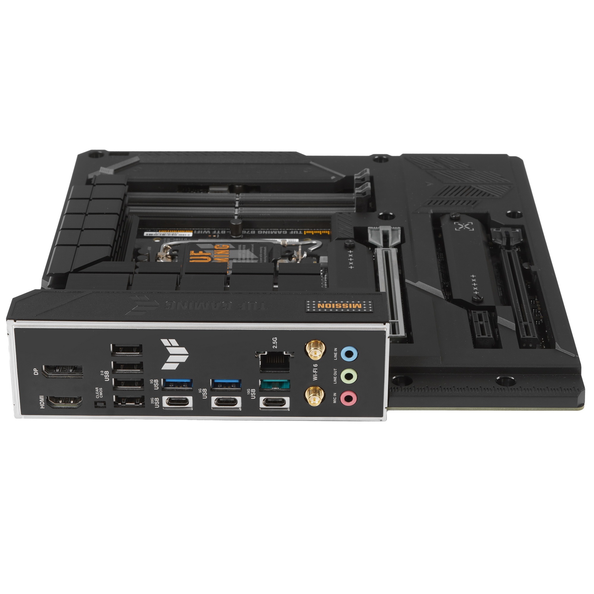 Материнская плата ASUS TUF GAMING B760M-BTF WIFI, LGA 1700, Intel B760, 4xDDR5, 4xSATA, 3xM.2, 1xPCI